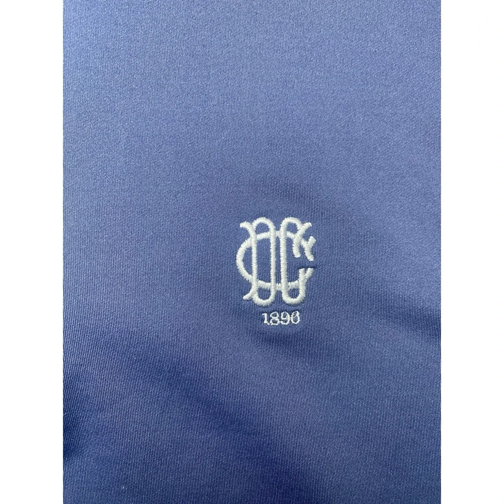 LARGE Peter Millar Galway Blue 1/4 Zip Golf Performance Dallas Country Club Vest